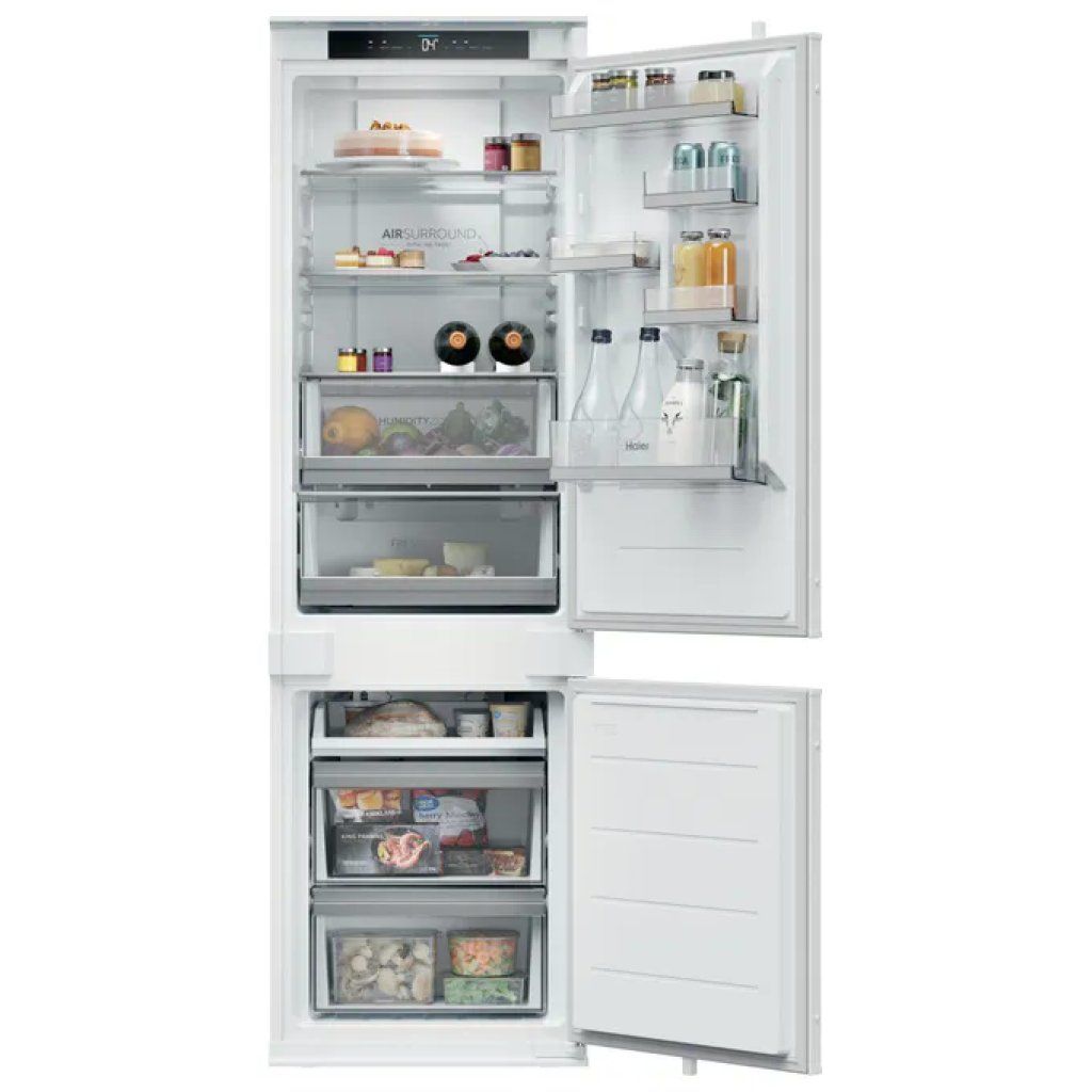 Haier HQE1855BCMW Frigorifero da Incasso 251 L, Classe E, 35 dB, Bianco