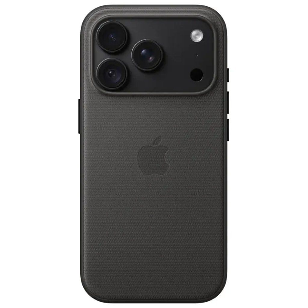 Apple Custodia MagSafe TechWoven nera per iPhone 18 Pro