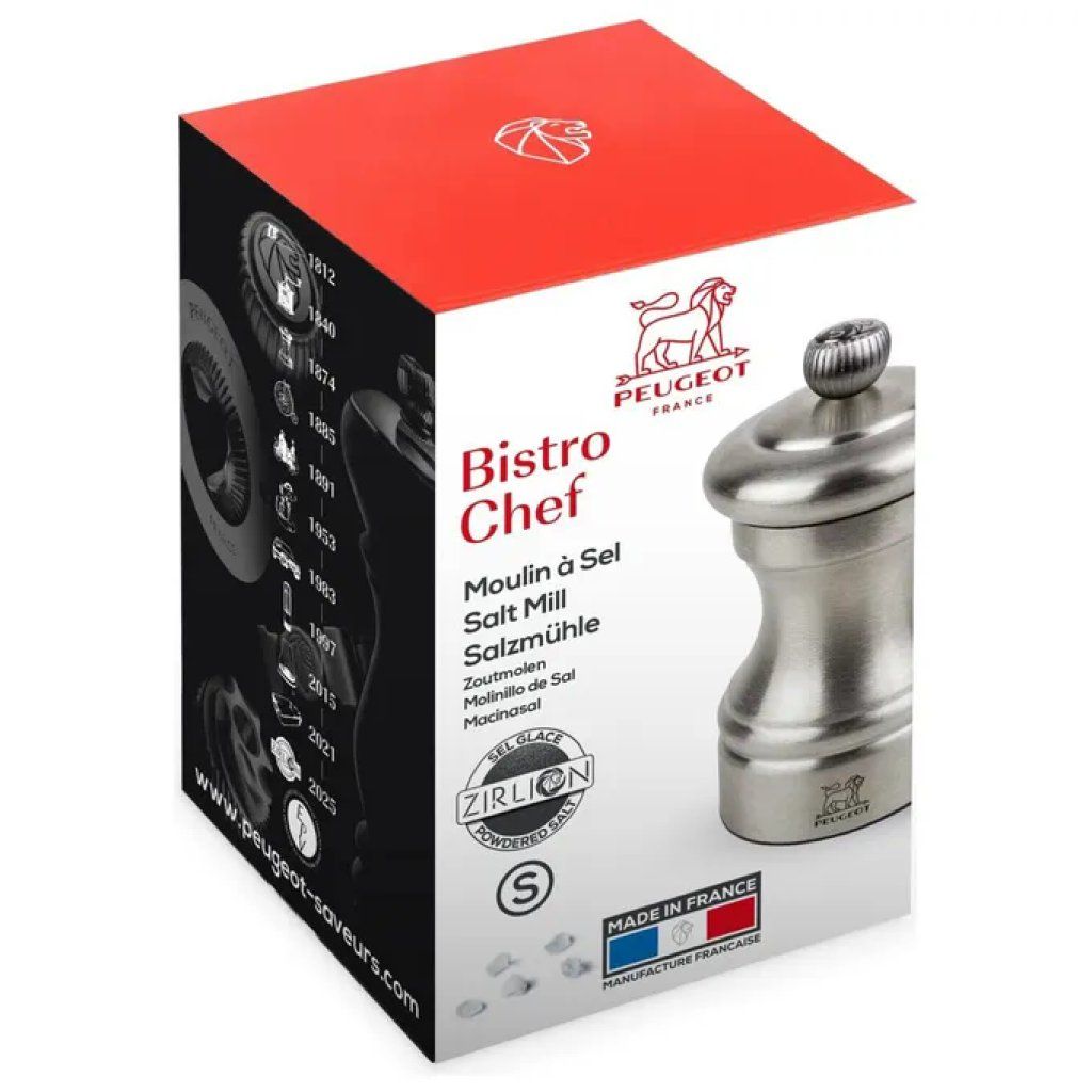 Peugeot Bistro Chef 3304000 – Macinasale in acciaio inox, 10 cm