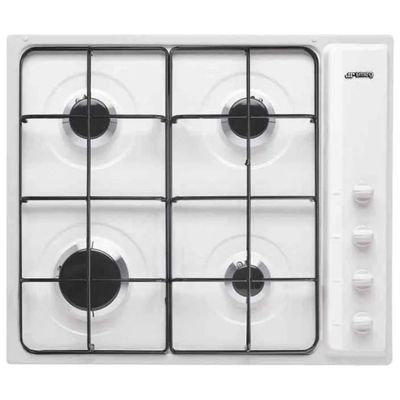 Smeg S64SB Selezione Piano cottura a gas 60 cm 4 fuochi accensione automatica valvole sicurezza