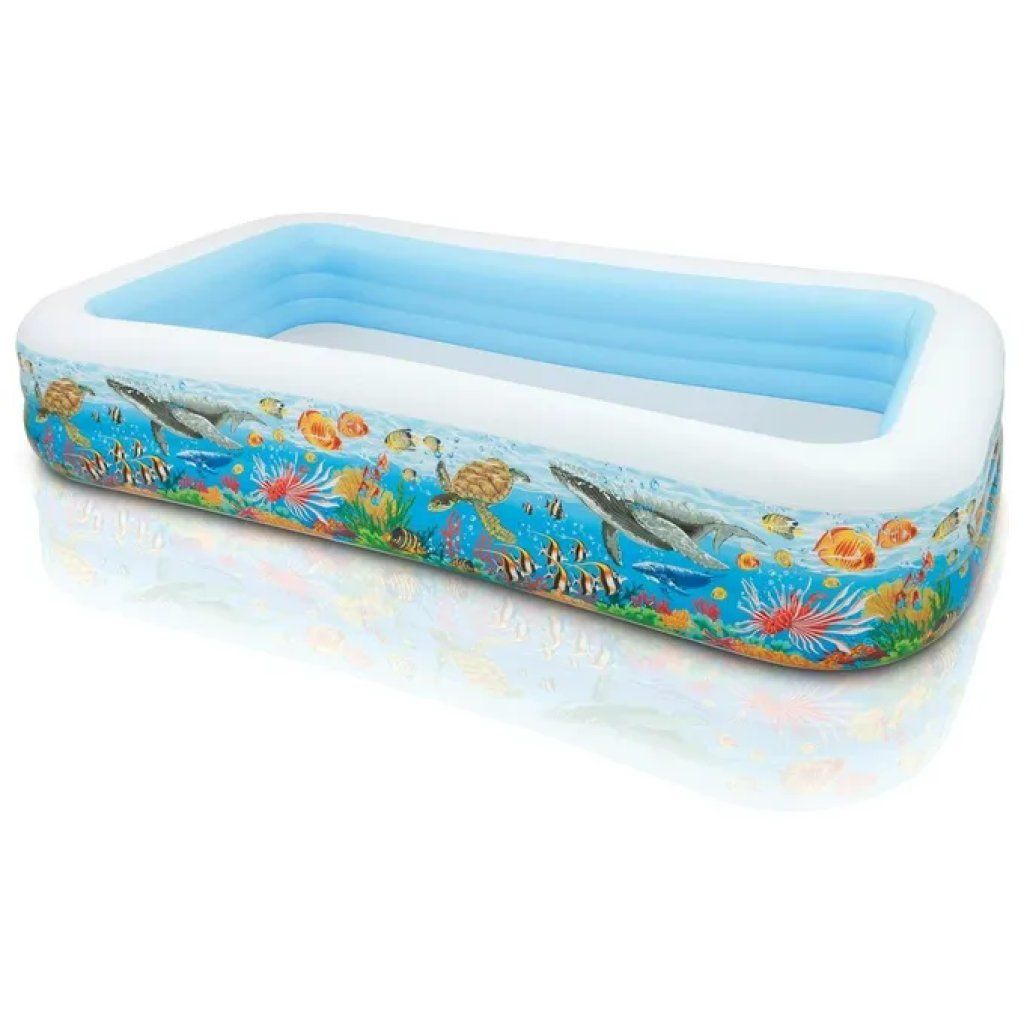 Intex Family Pesci – Piscina Gonfiabile Rettangolare 305 × 183 × 56 cm Intex Family Pesci – Piscina Gonfiabile Rettangolare 305 × 183 × 56 cm