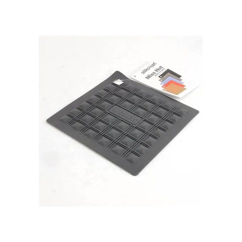 3C CASA Presina quadrata Miss Hot in silicone grigio 25 × 25 cm