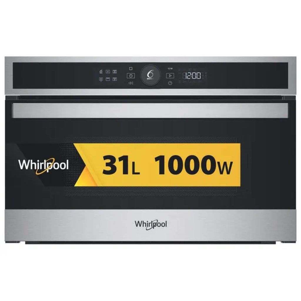 Whirlpool WMD4I4MX Forno a microonde da incasso con Grill 31 L 1000 W 6° Senso Crisp Display LCD Touch