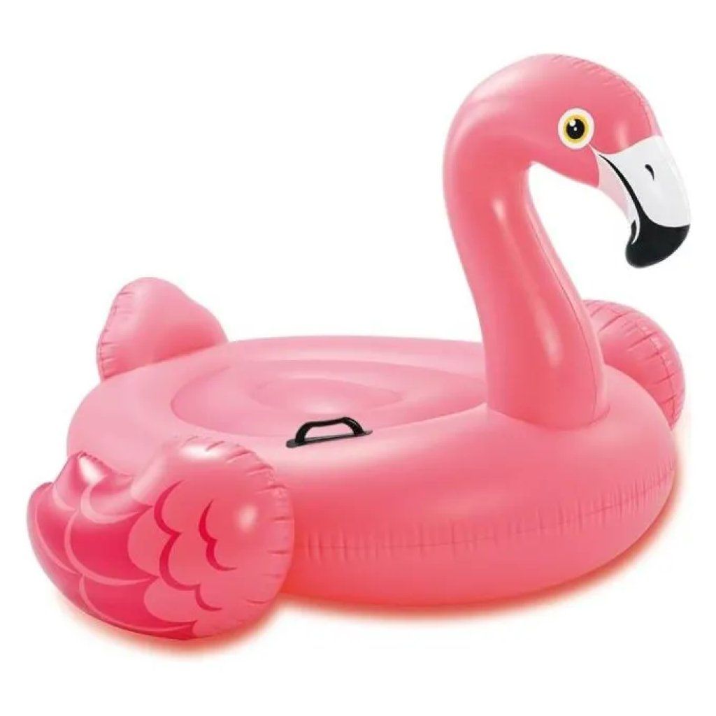 Intex Fenicottero Rosa Cavalcabile Gonfiabile 142 cm