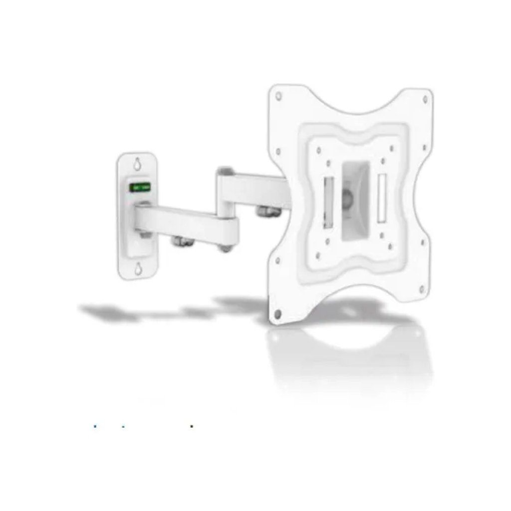G.B.S. Elettronica ELB-2337-3 White – Supporto TV Orientabile da Parete 23–37″