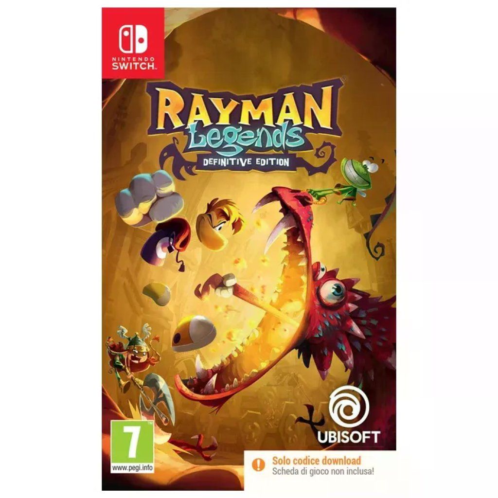UBISOFT Rayman Legends: Definitive Edition – Nintendo Switch, codice download ITA UBISOFT Rayman Legends: Definitive Edition – Nintendo Switch, codice download ITA