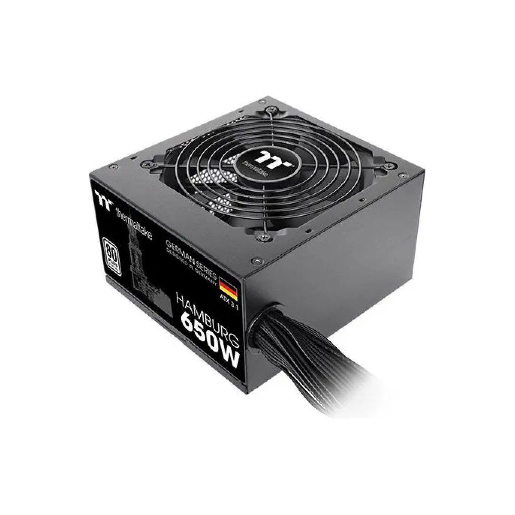Thermaltake W0650RE Hamburg Alimentatore ATX 650W 80 PLUS ATX 3.1 Non Modulare colore Nero