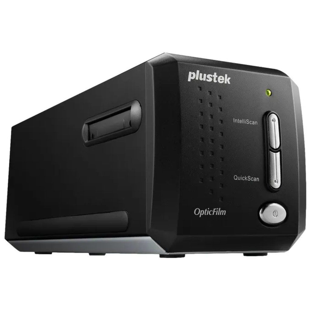 Plustek OpticFilm 8200i AI – Scanner per pellicole e diapositive 35 mm, 7200 dpi