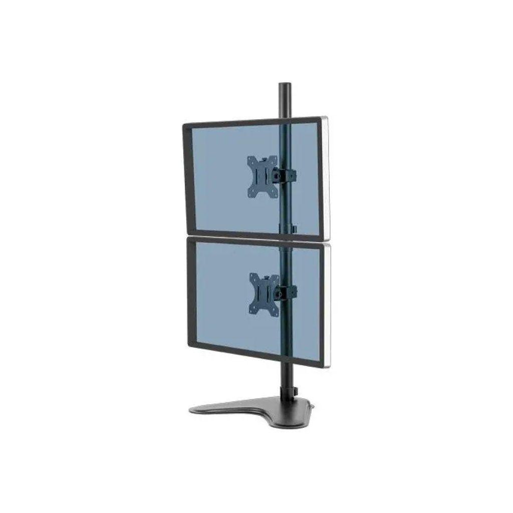 Fellowes 8044001 Braccio Monitor Doppio Verticale 2 Schermi fino a 32'' 16 Kg Regolabile VESA 75x75