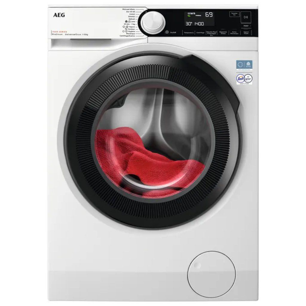 AEG Lavatrice AEG LR7FD94 a carica frontale, 9 kg, 1351 giri/min, bianca