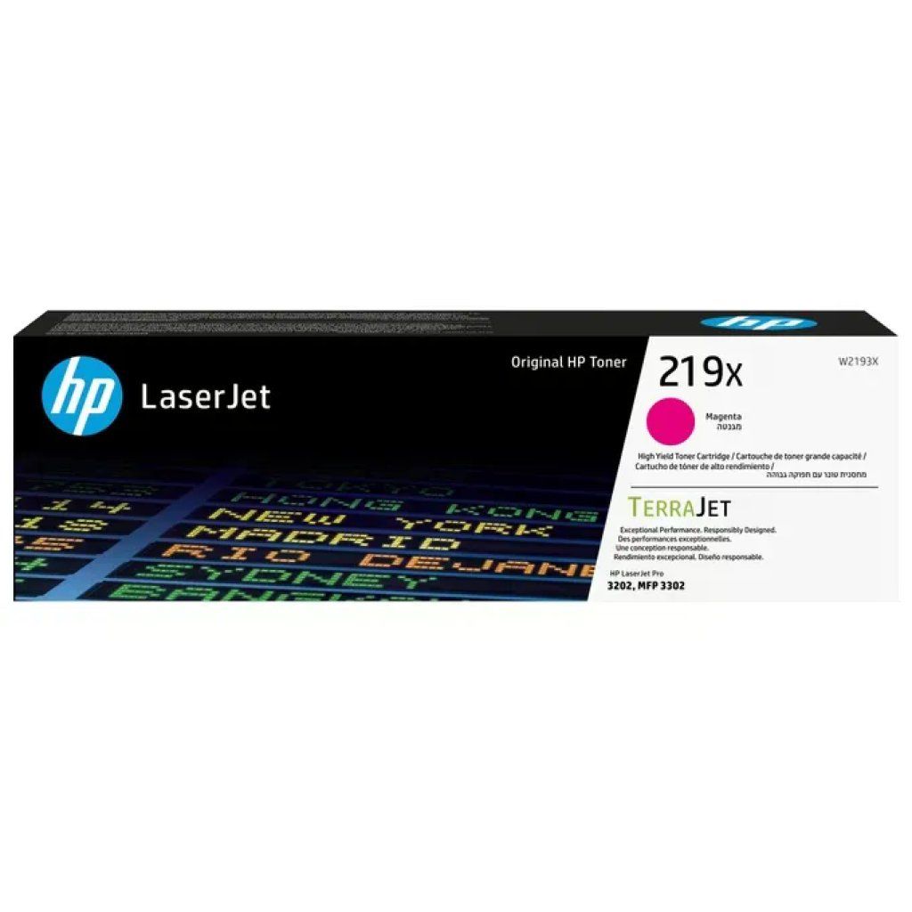 HP W2193X TerraJet 219X Toner Originale Alta Capacita' LaserJet Pro serie 3202 3302 2500 pagine HP W2193X TerraJet 219X Toner Originale Alta Capacita' LaserJet Pro serie 3202 3302 2500 pagine
