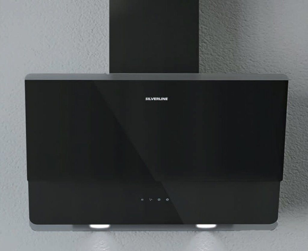 Silverline Oslo 3490 Cappa Aspirante a Parete 60 cm Nera
