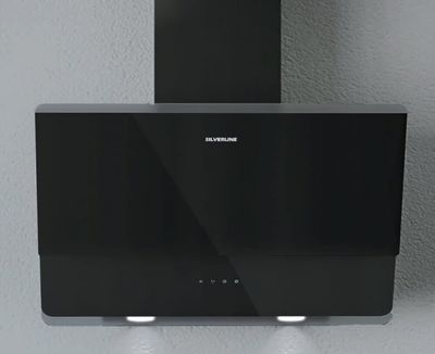 Silverline Oslo 3490 Cappa Aspirante a Parete 60 cm Nera