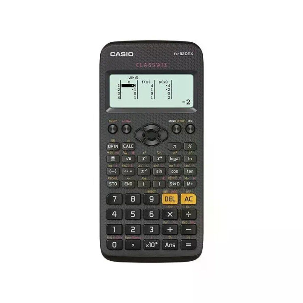 Casio FX-82DE X Calcolatrice scientifica nera