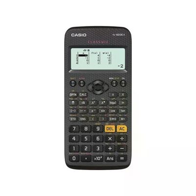 Casio FX-82DE X Calcolatrice scientifica nera Casio FX-82DE X Calcolatrice scientifica nera