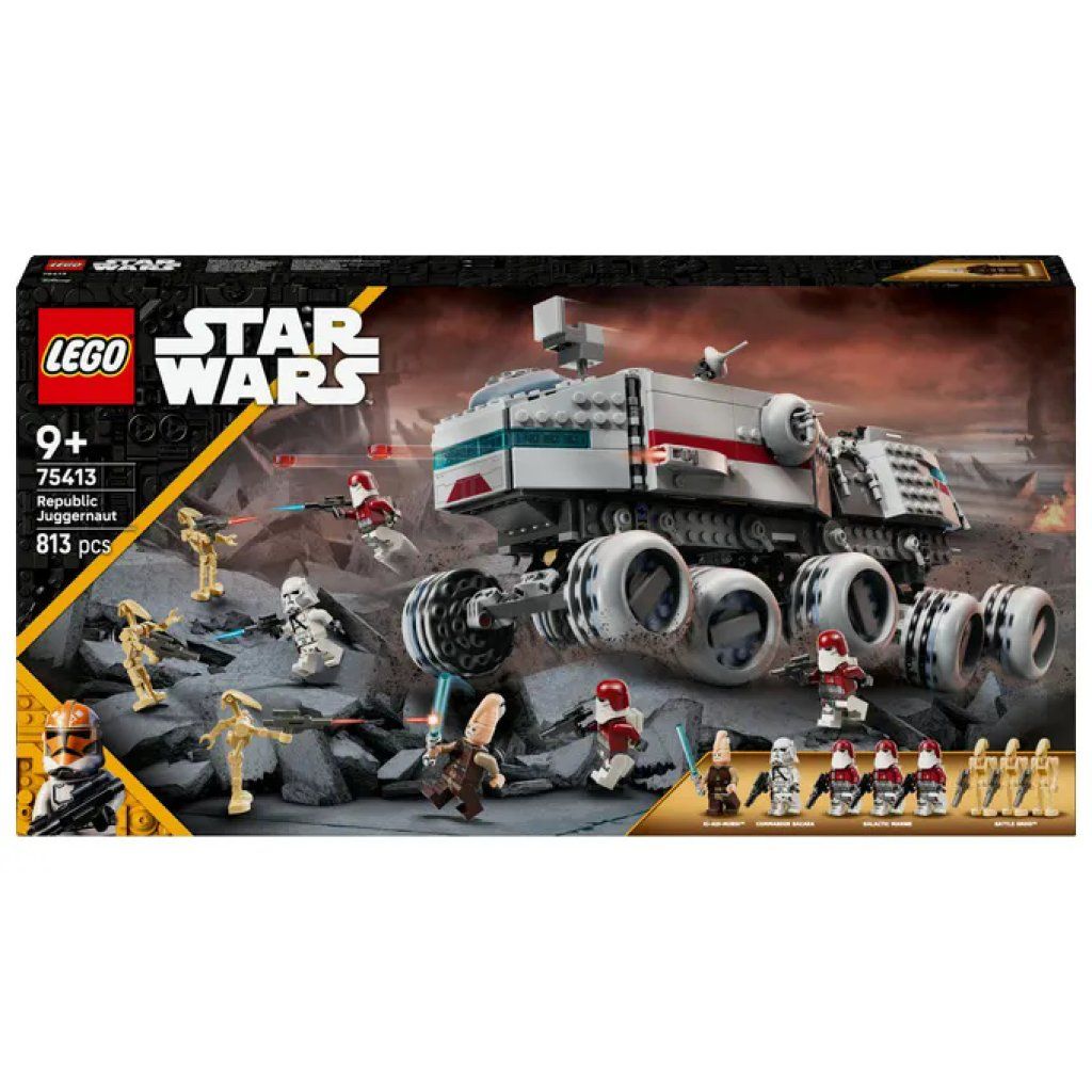 LEGO Star Wars 75413 Juggernaut della Repubblica, 813 pezzi