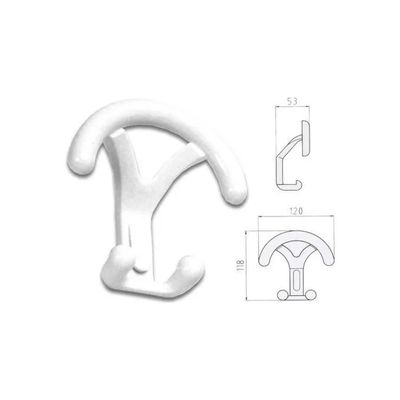 Ghidini Dumbo Appendiabiti da Parete in Nylon Bianco Ghidini Dumbo Appendiabiti da Parete in Nylon Bianco
