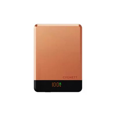 Cygnett MagSlim Power Bank 10.000 mAh MagSafe Qi, 20 W, Rame