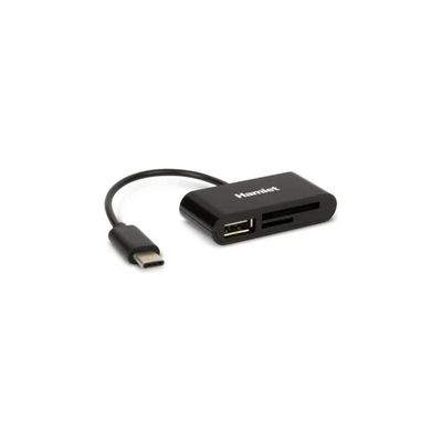 Hamlet XZR100UC Lettore Schede SD e MicroSD USB-C con Hub USB 2.0 OTG Hamlet XZR100UC Lettore Schede SD e MicroSD USB-C con Hub USB 2.0 OTG