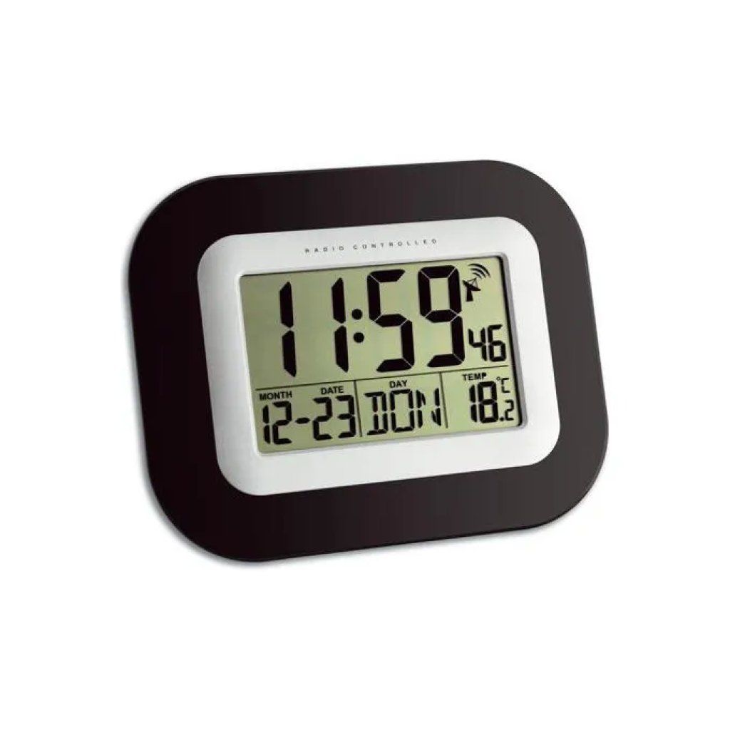 TFA-DOSTMANN TFA Dostmann 60.4503 Orologio Digitale Radiocontrollato Nero