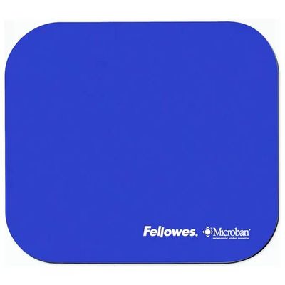 Fellowes Microban tappetino antiscivolo blu con barra appoggiaferro Fellowes Microban tappetino antiscivolo blu con barra appoggiaferro