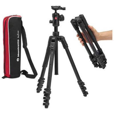 Manfrotto Befree Advanced AS – Treppiede da viaggio in alluminio con testa a sfera Manfrotto Befree Advanced AS – Treppiede da viaggio in alluminio con testa a sfera