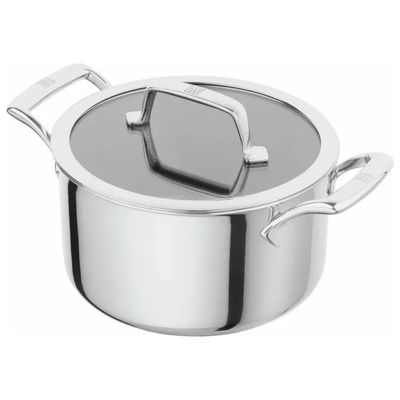 Zwilling J.A. Henckels Zwilling Peak Pentola con Coperchio in Vetro, 5,7 L