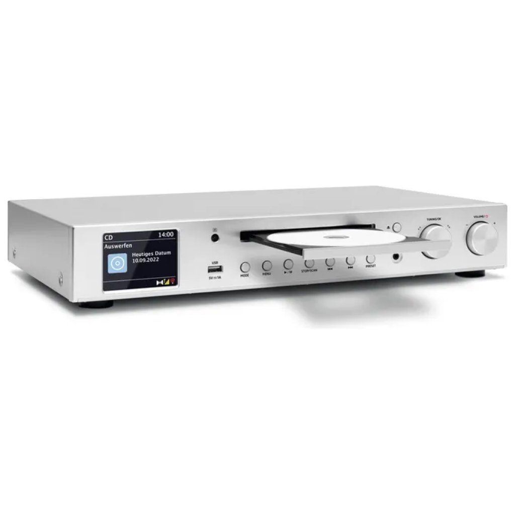 TechniSat DIGITRADIO 143 CD – Sintonizzatore HiFi Argento