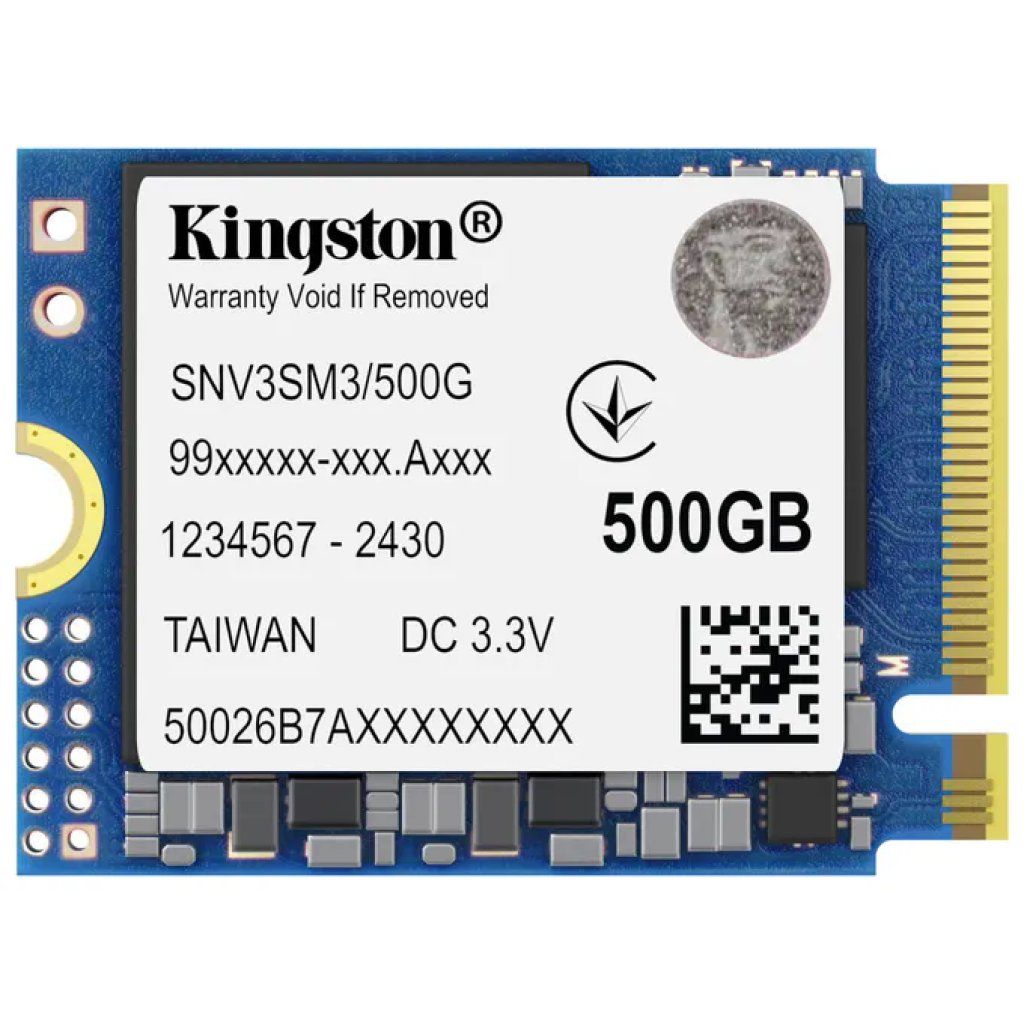 KINGSTON TECHNOLOGY Kingston NV3 SSD NVMe PCIe 4.0 M.2 2230 da 500 GB