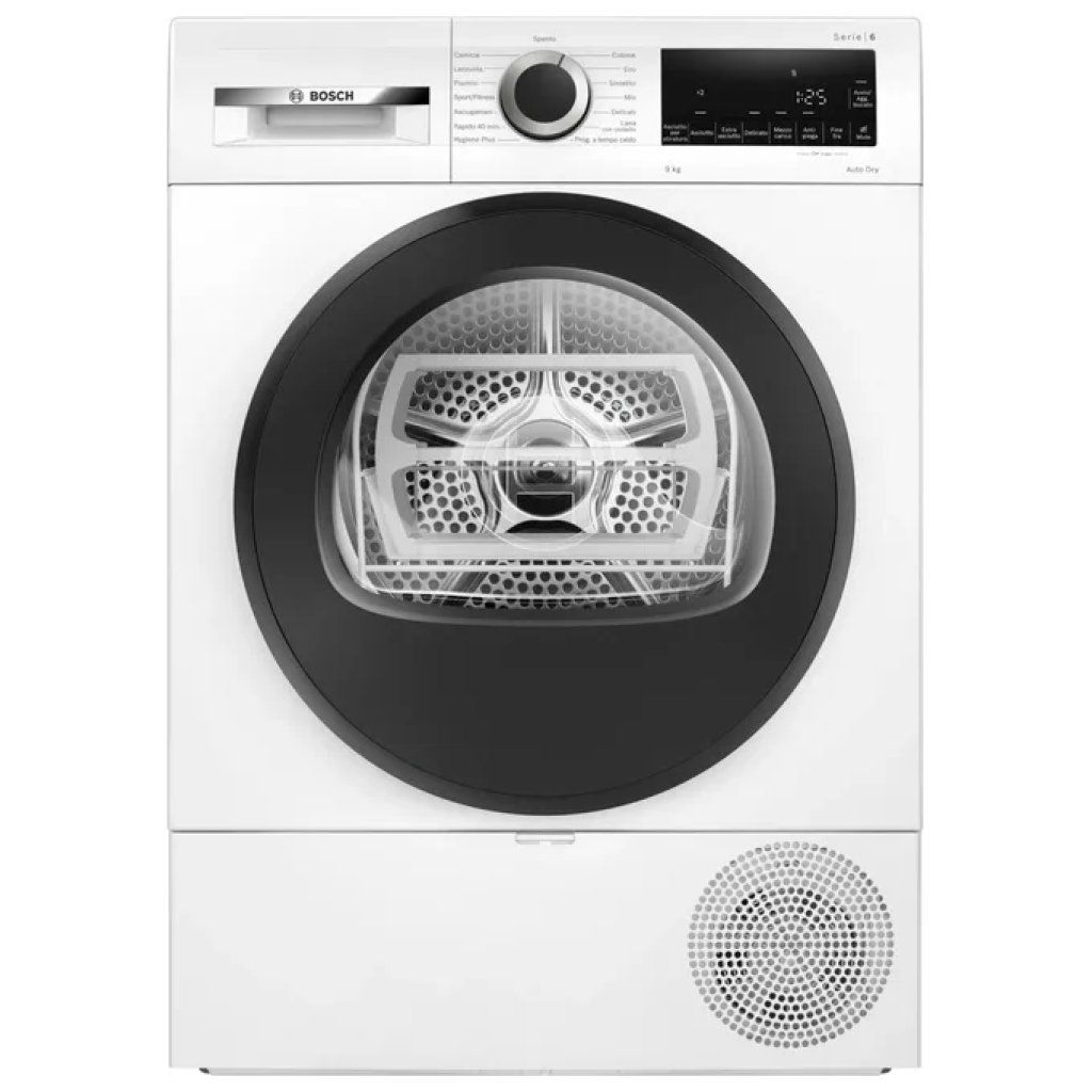 Bosch Serie 6 WQG243D9IT Asciugatrice a Pompa di Calore 9 kg Bosch Serie 6 WQG243D9IT Asciugatrice a Pompa di Calore 9 kg