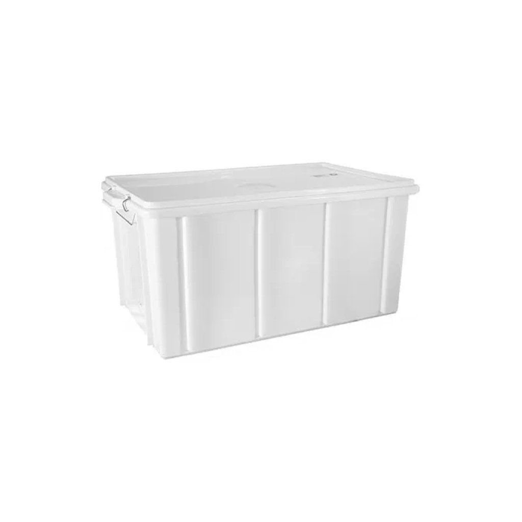 Giganplast GPS455407 Cassetta per Alimenti con Coperchio 55x40x29 cm Bianca