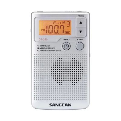 PHILIPS Sangean DT-250 Radio Portatile AM/FM Argento PHILIPS Sangean DT-250 Radio Portatile AM/FM Argento