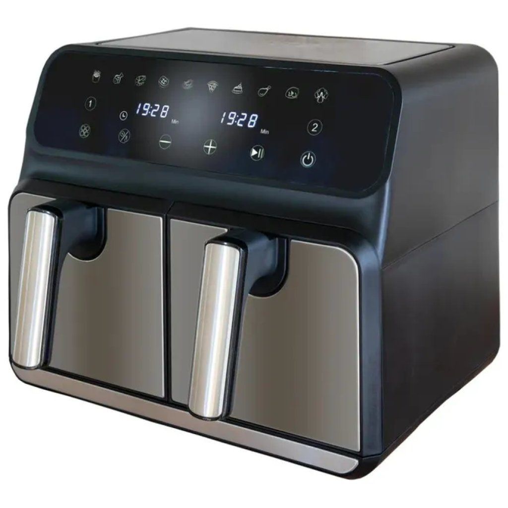UNOLD 58685 Friggitrice ad Aria Doppia Camera 8 L, 1700 W