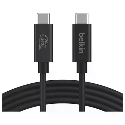 Belkin cavo USB-C USB4 Gen 2x2, 20 Gbit/s, 2 m, nero