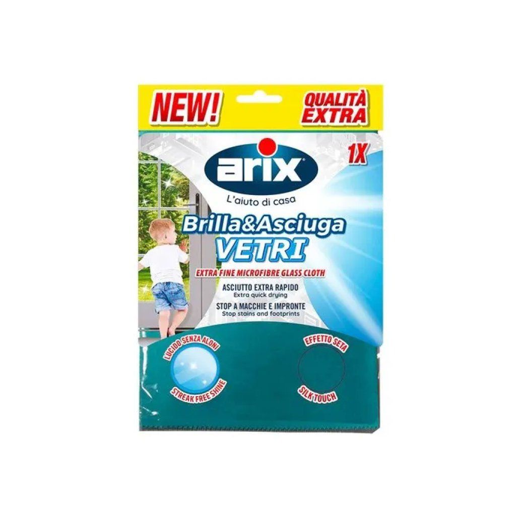 ARIX Panno in Microfibra per Vetri e Specchi