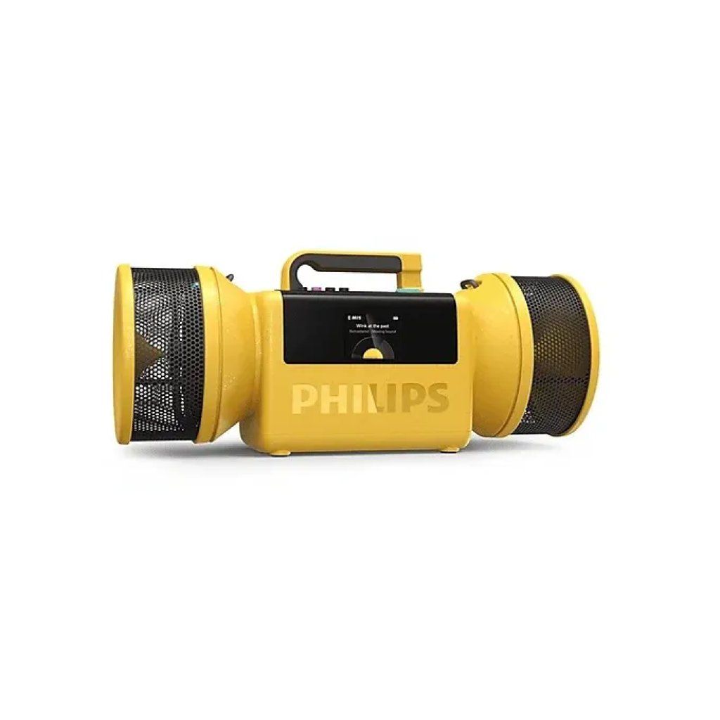 Philips The Tube TAMS80Y/00 Altoparlante Bluetooth Portatile 280 W, IP67, Giallo
