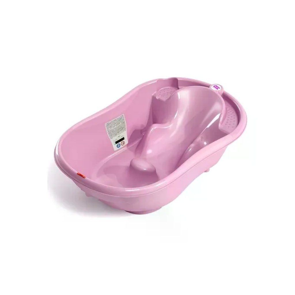OKBABY Onda Vasca da Bagno Ergonomica per Bambini Rosa