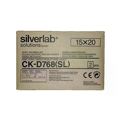 Mitsubishi CK-D768(SL) Kit Carta e Nastro 15×20 cm, 400 Stampe