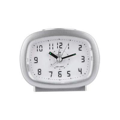 Lowell Trendy Silver – Orologio da Tavolo con LED