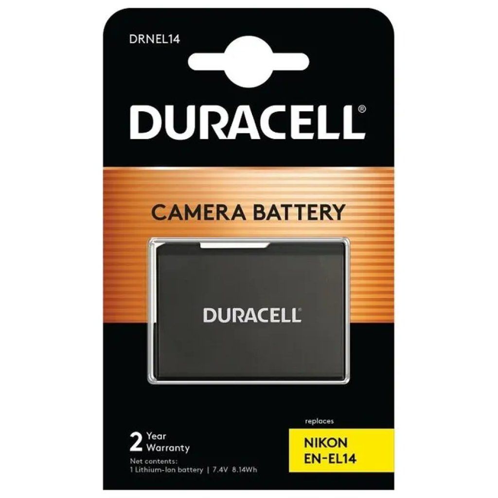 Duracell DRNEL14 Batteria Compatibile Nikon EN-EL14 Duracell DRNEL14 Batteria Compatibile Nikon EN-EL14