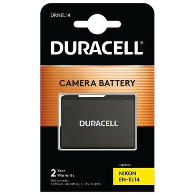 Duracell DRNEL14 Batteria per Nikon EN-EL14, 1100 mAh Duracell DRNEL14 Batteria per Nikon EN-EL14, 1100 mAh