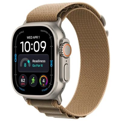 Apple Watch Ultra 4 GPS + Cellular 49 mm in Titanio con Alpine Loop Duna Apple Watch Ultra 4 GPS + Cellular 49 mm in Titanio con Alpine Loop Duna