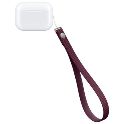 Apple MKF74ZM-A Laccetto da polso in tessuto riciclato, Borgogna