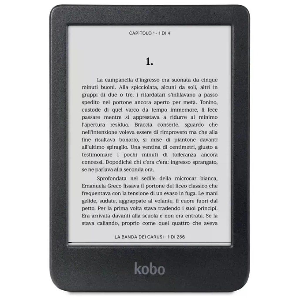 Kobo Clara BW eReader 6” E Ink Carta 1300, 16 GB, impermeabile, nero Kobo Clara BW eReader 6” E Ink Carta 1300, 16 GB, impermeabile, nero