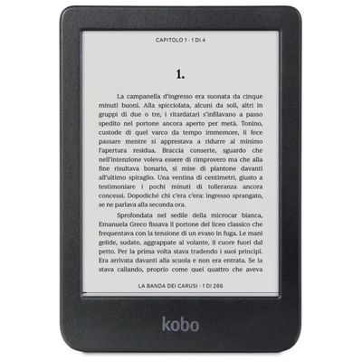 Kobo Clara BW eReader 6” E Ink Carta 1300, 16 GB, impermeabile, nero Kobo Clara BW eReader 6” E Ink Carta 1300, 16 GB, impermeabile, nero