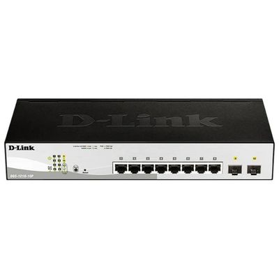 D-Link DGS-1210-10P Switch Smart Managed Gigabit 10 porte, 8 PoE e 2 SFP
