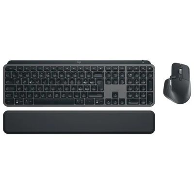Logitech MX Keys Combo for Business Gen 2 – Tastiera e Mouse Wireless QWERTY Italiano, Grafite