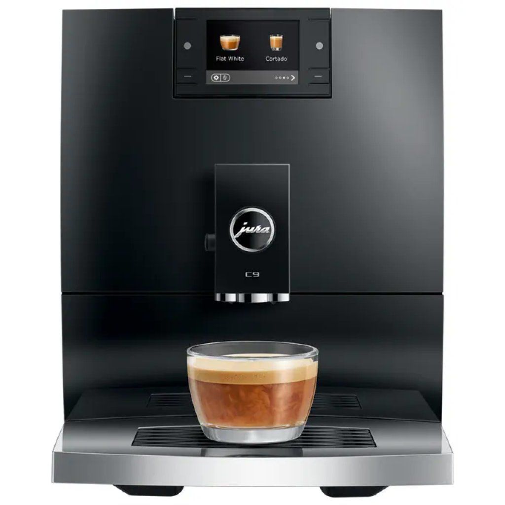 JURA C9 Piano Black – Macchina da caffè automatica 17 bevande, Wi-Fi, 1,6 L