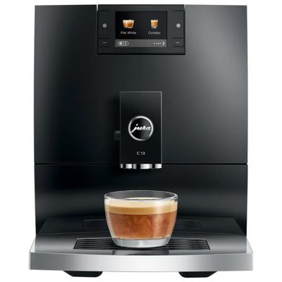 JURA C9 Piano Black – Macchina da caffè automatica 17 bevande, Wi-Fi, 1,6 L