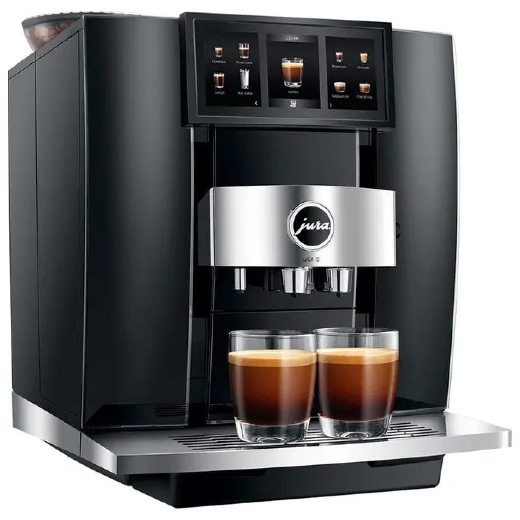 JURA GIGA 10 EA Macchina da caffè automatica, 35 bevande, Wi-Fi, Touch Screen, Diamond Black JURA GIGA 10 EA Macchina da caffè automatica, 35 bevande, Wi-Fi, Touch Screen, Diamond Black